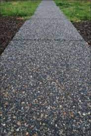 Exposed Aggregate Concrete Patio
