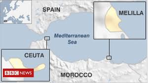 The map also shows the locations for the photos in algeria, below. Ceuta Melilla Profile Bbc News