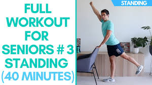 full workout for seniors standing no