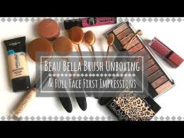 beau bella brush unboxing full face