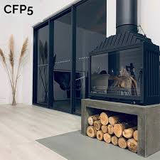 Concrete Fireplace Custom Design