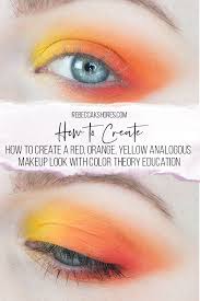 red orange yellow ogous makeup