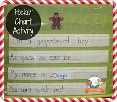 Gingerbread Poem Pocket Chart Game