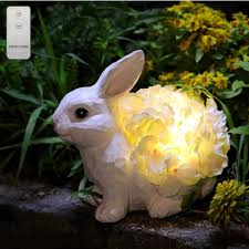Hdnicezm Garden Statue Cute Rabbit