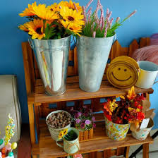 Decor Planter Bucket Vases