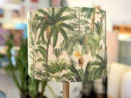 Botanic Garden Handmade Lampshade Linen