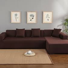 3 2 l shape stretch elastic fabric sofa