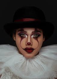 clown face paint makeup hd