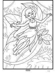 Animals have chased away hunters. Color Alive Enchanted Forest Fairy Coloring Page Crayola Com