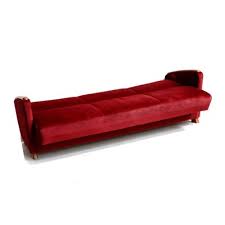 burgundy red velvet sofa or sofa bed