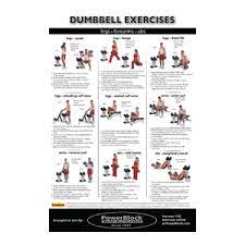 powerblock dumbbell workout poster pack