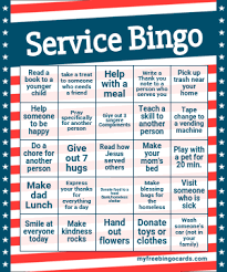 Choose a border size for the bingo cards. Service Bingo