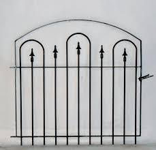 Wrought Iron Garden Fence Gate 3 Ft X