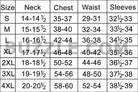 Complete Mens Shirt Size Chart And Sizing Guide All Guys