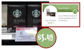 This is the perfect platform for you to choose your coffee k cups of diverse styles for various occasions. Starbucks Coupon For The Publix Sale Sumatra K Cups Just 5 49