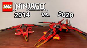 LEGO Ninjago 2014 Kai Fighter vs. Ninjago Legacy 2020 Kai Fighter  Comparison! 70721 vs. 71704 - YouTube