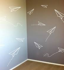 paper airplanes vinyl wall decals boys