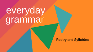 poetry and syllables