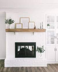 How To Paint A Brick Fireplace To Look