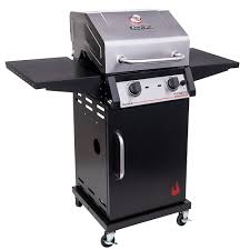 2 burner gas grill stainless steel