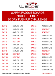 paddle board training with push ups