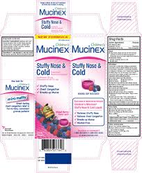 Childrens Mucinex Stuffy Nose And Cold Solution Reckitt