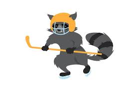 Easily create your own projects using the ice hockey player file. Raccoon Ice Hockey Player Svg Cut File By Creative Fabrica Crafts Creative Fabrica