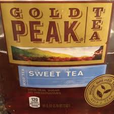 gold peak sweetened iced tea