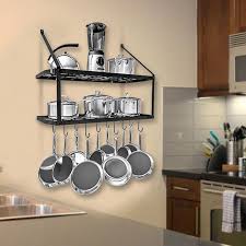 Wall Mounted Kitchen Hanging Pot Rack