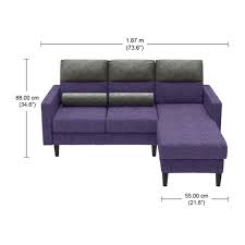 highrolla 2 seater fabric sofa with