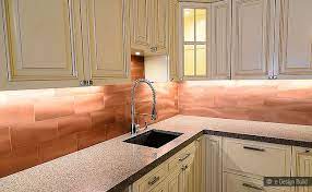 copper kitchen backsplash