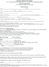 Sample Event Planner Contract Emailers Co