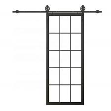 Modern Glass Barn Door