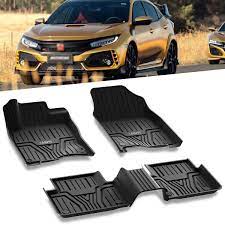 type r car floor mats liners set