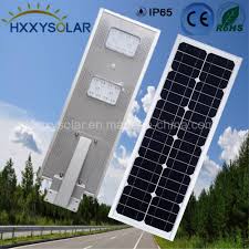 Hot Item 20w All In One Solar Led Street Light With Long Warranty