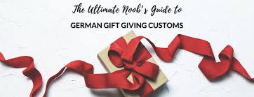 noob s guide to german gift giving customs