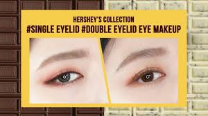 collection single double eyelid eye makeup