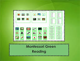 Montessori Green Series Reading Materials