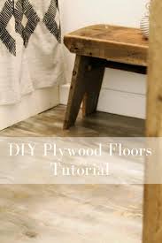diy plywood plank flooring two paws