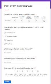 questionnaire types definition