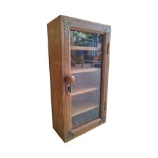 Small Wall Curio Cabinet 1 Door 5