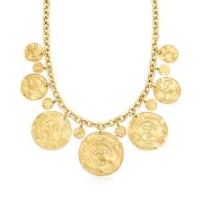 replica coin necklace