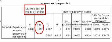 how do i interpret data in spss for an