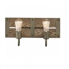 Nuvo 60w Winchester Vanity Light Aged Wood 2 Light Bronze Nuvo 60 6428 Homelectrical Com