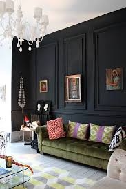 Living Rooms With Black Walls