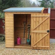 Traditional Pent 6x4 Wooden Tool Shed