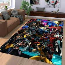 marvel comic area rug carpet for living