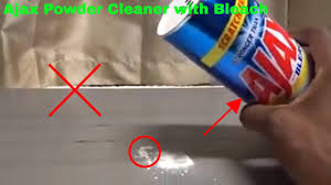 how to use ajax powder cleaner with