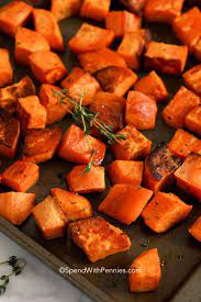 roasted sweet potatoes sweet savory