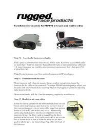 rugged radios rrp600 instruction manual